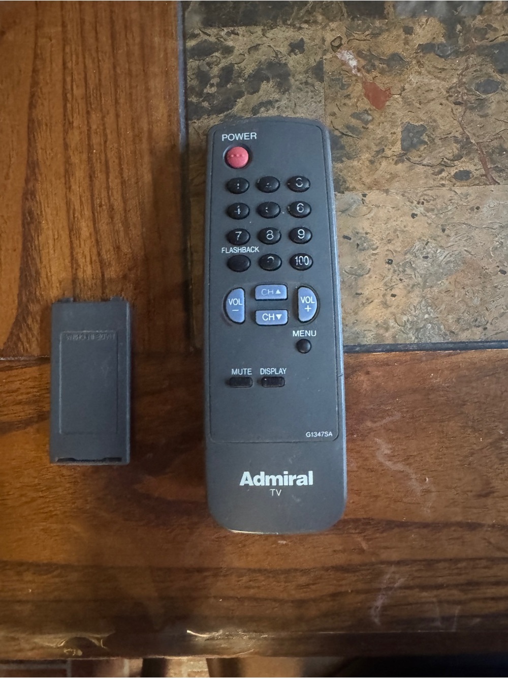 Admiral TV remote control model G1347SA